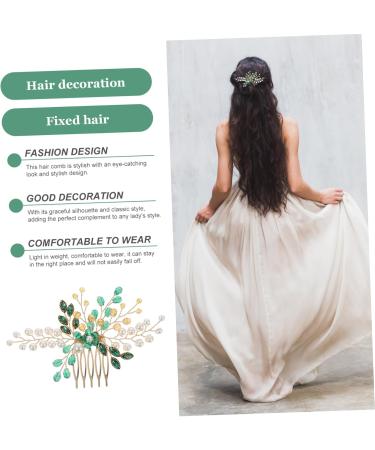 Angoily Crystal Hair Accessories Aesthetic Hair Accessories Wedding Hair Accessories Bridal Headpiece Hair Jewels for Women Rhinestone Accessories for Women Hair Piece Bride Metal Manual - Buy Online on GoSupps.com