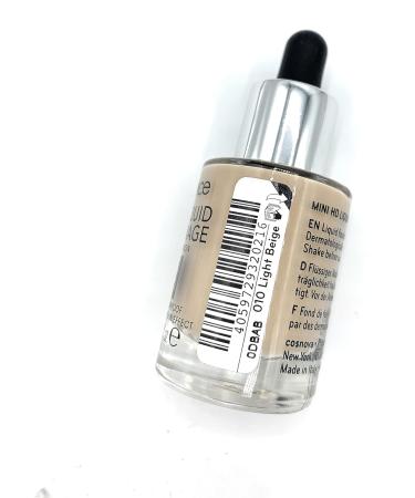 Catrice Mini HD Liquid Coverage Foundation - No. 010 Light Beige | Vegan Oil-Free Long-Lasting Makeup for Combination & Impure Skin (10ml) - Buy Online on GoSupps.com
