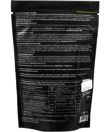 Pistachios grown in Spain roasted and salted. 8x120 grams - Buy Online on GoSupps.com
