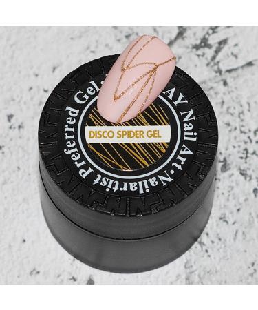 Spider Gel Nail Polish UV Set - 6ml | Elastic Nail Design Gel & Brush for Artistic Nail Art | Premium Gold Line Drawing Gel - Buy Online on GoSupps.com