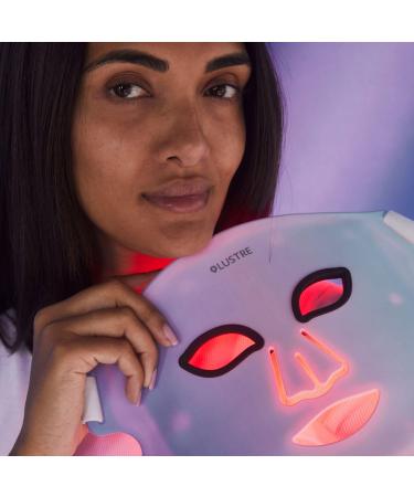 Liustre Clearskin Revive Mask |For impure and tired looking skinFlexible beauty therapy mask |Clear and fresher-looking skin with blue and red LED lights