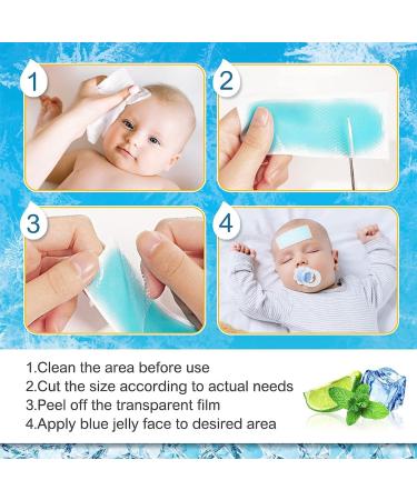 Fiever Cooling Patches for Fever & Headaches | Self-Adhesive Relief for Kids & Adults - Buy Online on GoSupps.com