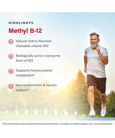 Jarrow Formulas Methyl B-12 Cherry Flavor 500 mcg - 100 Lozenges | Boost Energy & Metabolism - Buy Online on GoSupps.com
