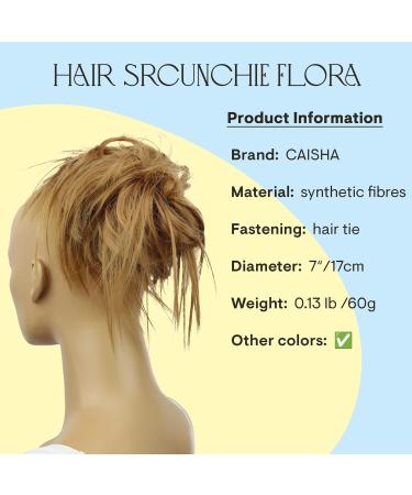 CAISHA Jumbo Haardich Hairgum - DOTT Flora Updos & Bridal Hairstyles - Wavy Honeyblond Hair Accessory 17cm - Buy Online on GoSupps.com