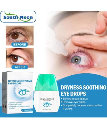 Eye Drop 15ml Dry Relief Eye Drop Dry Pain Tiredness Redness Protective Lubricating Eye Drop Lubricant Eye Drops Eye Artificial Tear Drop for Home Office Travel Business Trip - Buy Online on GoSupps.com