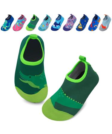 Edoton children aquashing anti-slip the sole kids beach shoes soft and durable children beach shoes/suitable for beach swimming pool garden 32/33 EU styles 07
