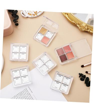 Gogogmee 6 Pcs Eye Shadow Empty Boxes Clear Eyeshadow Pans Eyeshadow Palette Transparent - Buy Online on GoSupps.com