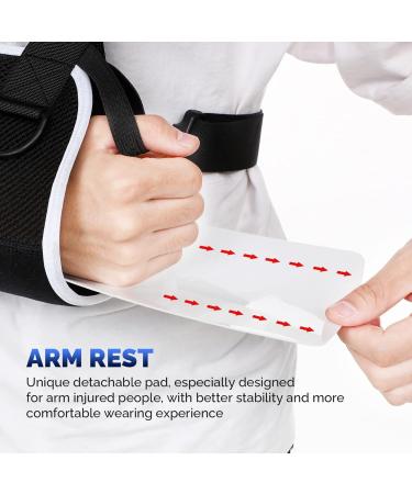 Buy Healifty Arm Sling Shoulder Immobilizer - Ergonomic Rotator Cuff Support Brace for Arm Injury Fracture & Strain | International Shipping Available - Buy Online on GoSupps.com