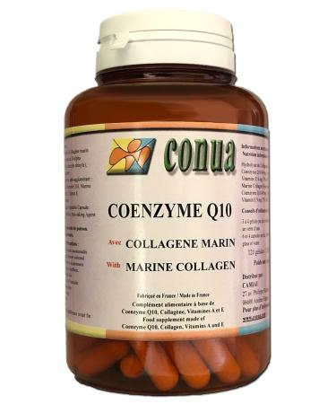 COQ10 - CoQ10 Ubichinon Natural collages Marine Hydrolysate 120 vegetable capsules 461 mg powder - powerful antioxidant to delay the effects of aging - more elasticity and flexibility vitamin E anti -aging and energy cell CO enzyme Q 10 high - conuasince 