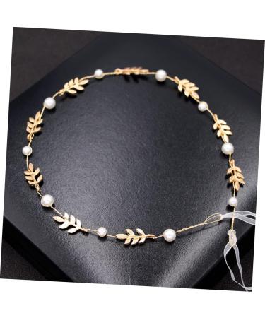minkissy Hair Bands for Women's Hair Wedding Headband Ladies Headbands Bride Headpieces for Wedding Headwear for Women Bride Headband Gold Tiara Gold Hair Ties Bridesmaid Crystal Pearl - Buy Online on GoSupps.com