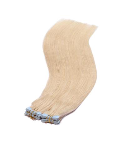 Premium #613 Clisure Light Blonde Tape In Hair Extensions - 60cm 100% Remy Real Hair 50 Tresses - Shop Now! - Buy Online on GoSupps.com