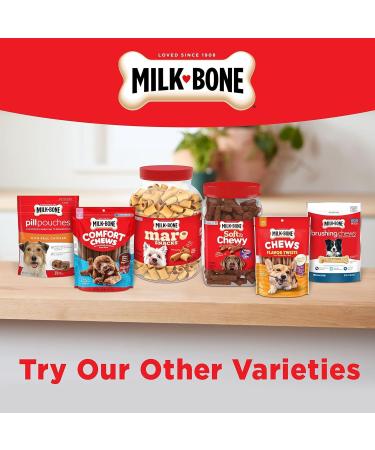 Milk Bone Mini Comfort Chews Rawhide Free Dog Treats with Unique Chewy Texture and Real Beef 18 Mini Chews - 22.2 Oz - Pack Of 4 - Buy Online on GoSupps.com
