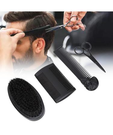 Premium Beard Brush Set with Styling Comb & Scissors - Ergonomic Handle for All Beard Types | International Shipping - Buy Online on GoSupps.com