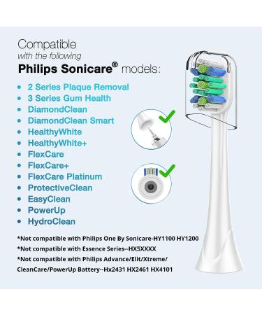 8 Pack Replacement Toothbrush Heads Compatible with Philips Sonicare DiamondClean - Hygienic Cap, Electric Brush Heads for HX 3x/6x/9x - 8 Count - Buy Online on GoSupps.com