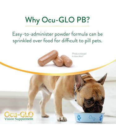 Ocu-GLO PB Vision Supplement - Lutein, Omega-3, Grape Seed Extract, Antioxidants for Small Dogs & Cats - Buy Online on GoSupps.com