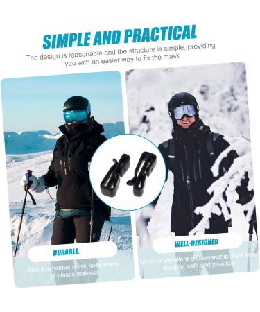 Frcolor Masking Hooks - Ski Accessories & Helmet Clips for Mask Connection & Hearing Protection - Buy Online on GoSupps.com