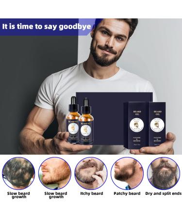 Bart Growth Kit for Men | Handmade Oil & Balm | 0.5mm Derma Roller | Perfect Gift for Spotty Beards | Anniversary & Birthday - Buy Online on GoSupps.com