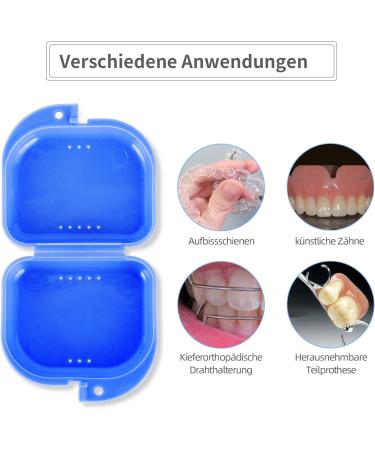 Shop Slim Braces - AnnHua Dentist Partial Retainer Case with Breathable Holes (Blue) | International Shipping Available - Buy Online on GoSupps.com