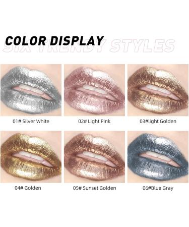 Shantou Yingji 2 x Liquid Lipstick 2in1 Lipstick & Eyeshadow Shimmering Lipstick NonStick Eyeshadow MultiPurpose Color Long Lasting Color Lipstick Light Pink Lip Liner 12 Pieces - Buy Online on GoSupps.com