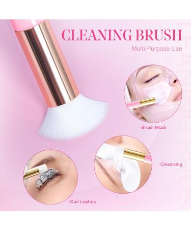 Buy Lash Shampoo for Lash Extensions - 60ml Eyelash Extension Cleanser with Brushes | Non-Irritating Foam | Home & Salon Use - Buy Online on GoSupps.com