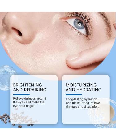  homomdy Caffeine 6% eye contour cream for dark circles moisturizing and anti-aging reducing puffiness and bags diminishing wrinkles and fine lines brightening and firming (2 pcs) - Buy Online on GoSupps.com