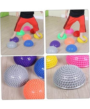 Oatipho Durian Ball Foot Massage Balls | Deep Tissue Leg Roller & Body Relaxing Massage Device | Fitness Pointed PVC Yoga Ball - 16x16x8cm Gray - Buy Online on GoSupps.com