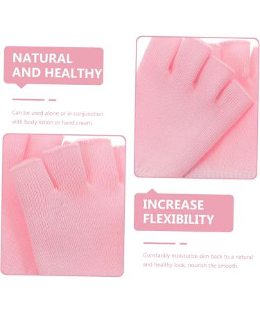 Beavorty 1 Pair Fingerless moisturizing Gloves Cotton Hand Gloves moisturizing Mositurizing Mitten Hydrating Gloves Gel Gloves Moisturizing Gloves Gel Mitten Mittens Hand Torn Cotton Gloves - Buy Online on GoSupps.com