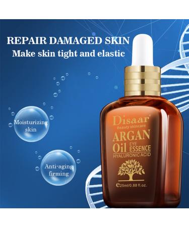 Argan Oil Eye Essence with Hyaluronic Acid | Anti-Wrinkle & Anti-Aging Eye Treatment - 25ml - Buy Online on GoSupps.com