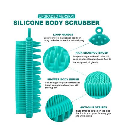 2pcs Mask Applicator and 2-in-1 Bath/Shampoo Brush Set - Buy Online on GoSupps.com