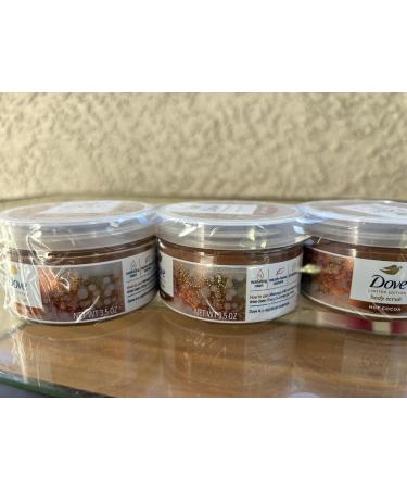 Pack of 3 - Dove Hot Cocoa Body Scrub - 3.5oz each - Limited Edition Pack x 3. - Buy Online on GoSupps.com
