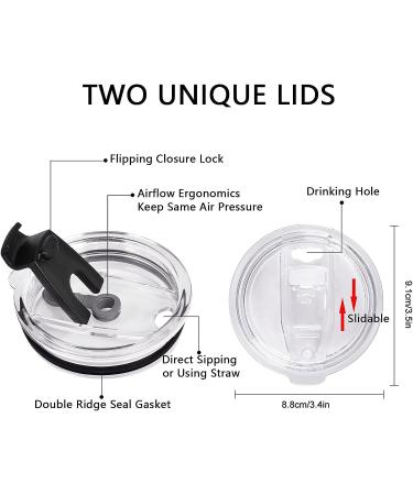 Daddy's and Mommy's Sippy Cup Travel Tumbler Set - Father's Day & Christmas Gifts for New Parents - Insulated Stainless Steel Tumbler with Straw (20oz, Black & White) - Buy Online on GoSupps.com