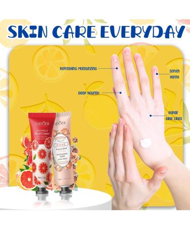  UCAMP UCAMP Hand Cream 22 Pack Christmas Gift Hand Cream Fruity Floral Scent Hand Cream for Dry Chapped Hand Cream for Men Women - Buy Online on GoSupps.com