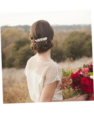 DOITOOL hair accessories Diamond hair bride girl Crystal wedding decor comb hairpin hair comb for Fashion hair combs for women accessories fine hair headgear - Buy Online on GoSupps.com