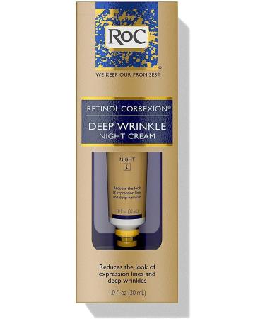 2 Pack - RoC Retinol Correxion Deep Wrinkle Night Cream 1.0 fl. oz - Anti-Aging Skincare - Buy Online on GoSupps.com