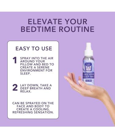 Laki Naturals Lavender Sleep Mist Travel Size & Full Size Set (2.7oz + 1oz) Lavender Essential Oil Spray for Bedding & Room | Aromatherapy Mist Lavender & Travel Size ( 2.7 oz Bottle & 1 oz Bottle) - Buy Online on GoSupps.com