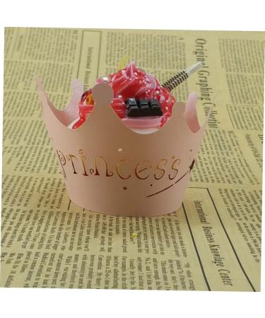 BESTonZON Halloween Decor 24pcs Pink Paper Cups Wrapping Halloween Decoration - Buy Online on GoSupps.com
