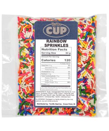 Nestle Abuelita Chocolate Cinnamon Syrup 16 oz Squeeze Bottle (Pack of 2) with By The Cup Rainbow Sprinkles - Buy Online on GoSupps.com