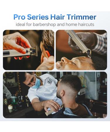 Cordless Men's Beard Trimmer - Zero Gap Hair Trimmer with LED Type-C Quick Charge 7500RPM & 3 Combs | International Shipping Available - Buy Online on GoSupps.com