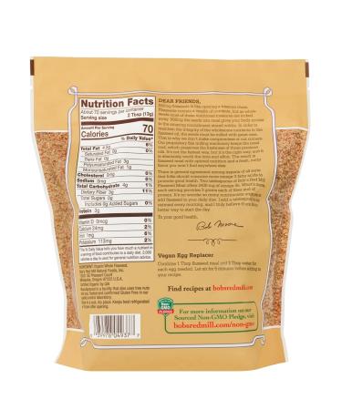 Buy Bob's Red Mill Organic Flaxseed Meal - Whole Ground, 32 oz (907 g) - Healthy Baking & Smoothies - Buy Online on GoSupps.com