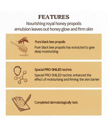 Buy SKINFOOD Royal Honey Essential Emulsion 160ml - Nourishing & Hydrating Concentrated Aged Honey for Dry Skin | International Shipping Available - Buy Online on GoSupps.com