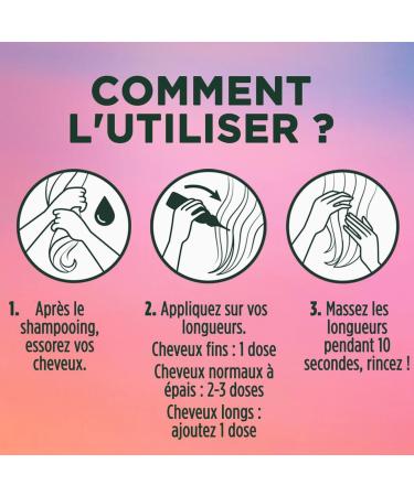 Garnier - Fructis Hair Drink - Instant Lamellar Treatment Smoothing Lengths & Glow Pineapple - Vegan Formula with 97% Natural Ingredients - 200 ml - Buy Online on GoSupps.com