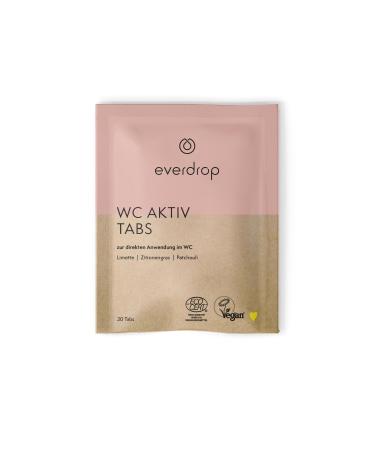 everdrop WC-AKTIV-TABS 20 pieces DEEP CLEANING THANKS TO PROBIOTICS 100% ingredients of natural origin