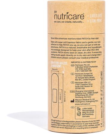 Patch Kids Bamboo Adhesive Bandages - Lion Design - 25 Count - Buy Online on GoSupps.com