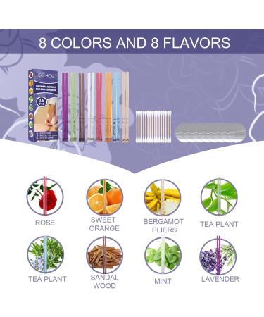 LAURAG Ear Candle 16pcs Fragrance Ear Candles Healthy Care Natural Ingredients Ear Wax Removal Cleaner Ear Coning - Buy Online on GoSupps.com