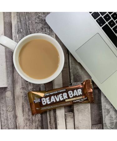 Muscle Moose Beaver Bar Choc Caramel 12 x 60 g - Buy Online on GoSupps.com