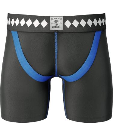 Diamond MMA Compression Shorts with Built-in Jock Strap Supporter - Medium Adult - Buy Online on GoSupps.com