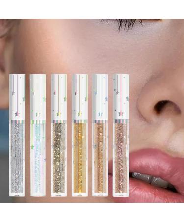 Glitter Liquid EyelinersWaterproof Liquid Eyeliners 6 colors eyeliner color set Waterproof eyeliner pencil Long lasting smudge proof glitter eyeliner pencil color eyeliners for women - Buy Online on GoSupps.com