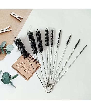 Straw Cleaning Brush 10 Pcs 8.2inch Pipe Cleaner Set for Wine Glasses Water Bottles Cleaning Tool - Buy Online on GoSupps.com