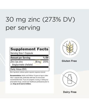 Integrative Therapeutics Zinc Chelate Supplement - Immune Support - 100 Capsules - Buy Online on GoSupps.com