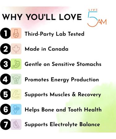 Live 5AM Magnesium Bisglycinate 365 vcaps | 200 mg Pure Elemental Magnesium From 1000 mg Magnesium Bis-glycinate Blend Full Year Supply of Magnesium Glycinate 200 mg Supplement Easy-to-Swallow Vegan Made in Canada 365 count (Pack of 1) - Buy Online on GoSupps.com